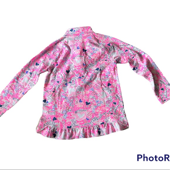 NWT Lilly Pulitzer Girls Popover Lilac You A Lot Size Large (8-10) - Picture 2 of 10